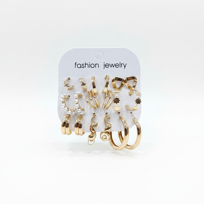 Multi Design Earring Set for Women (Set no.50)