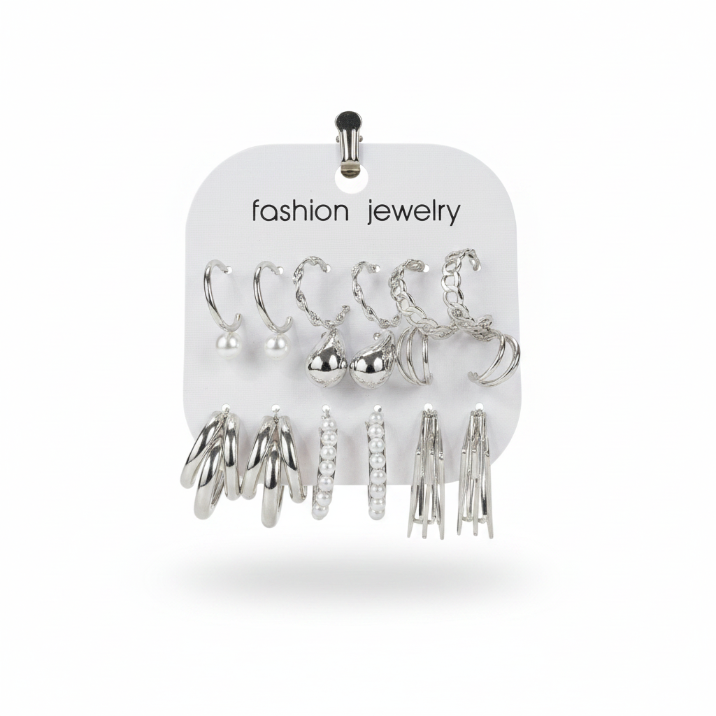 Multi Design Earring Set for Women (Set no.39)