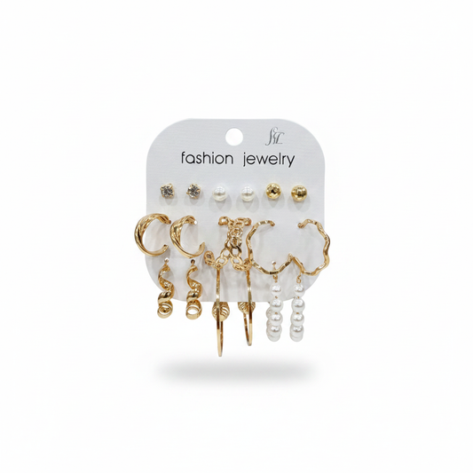 Multi Design Earring Set for Women (Set no.41)