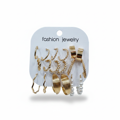 Multi Design Earring Set for Women (Set no.34)