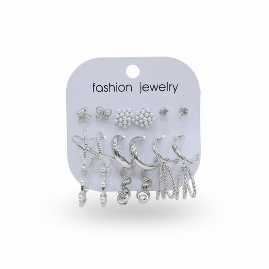 Multi Design Earring Set for Women (Set no.29)