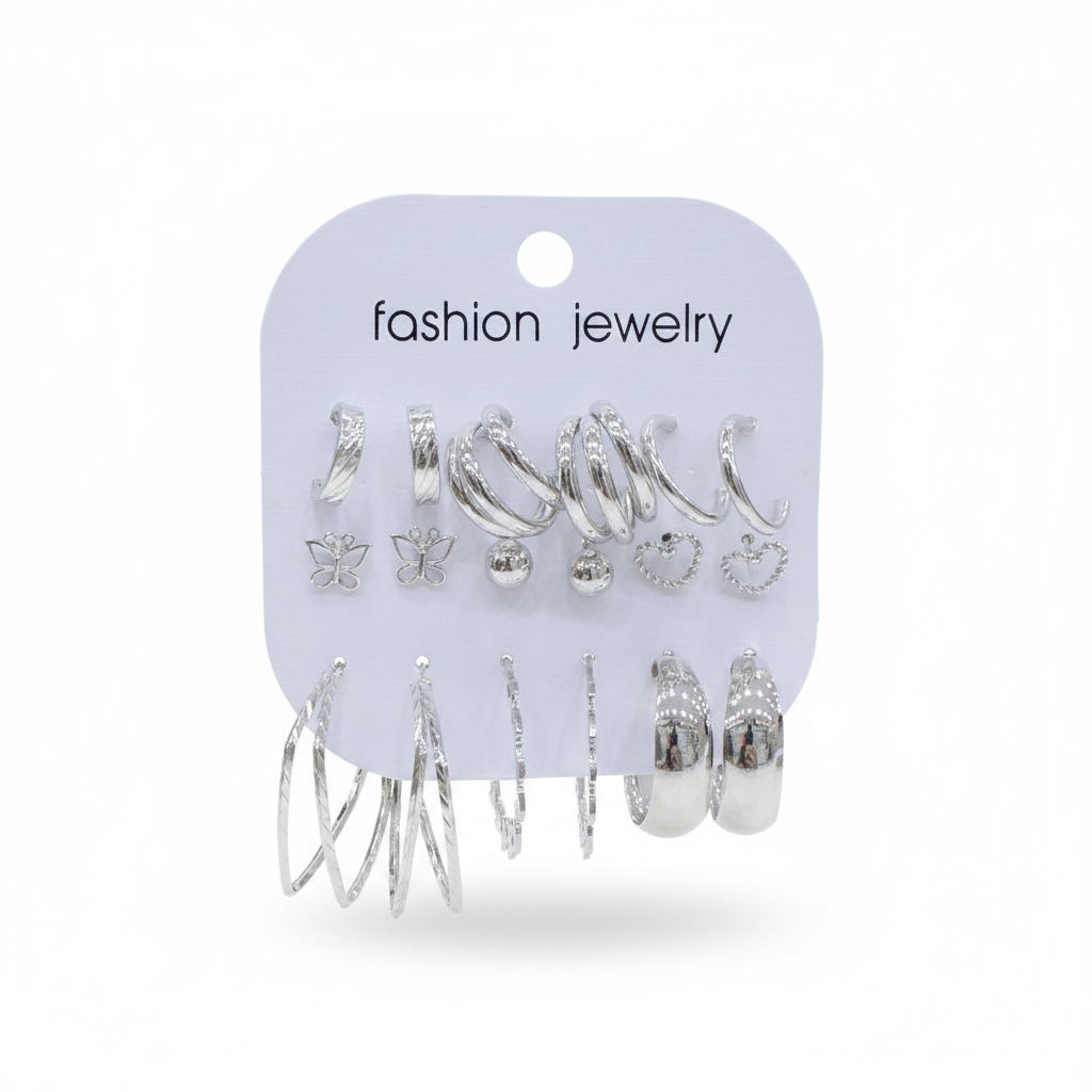 Multi Design Earring Set for Women (Set no.46)