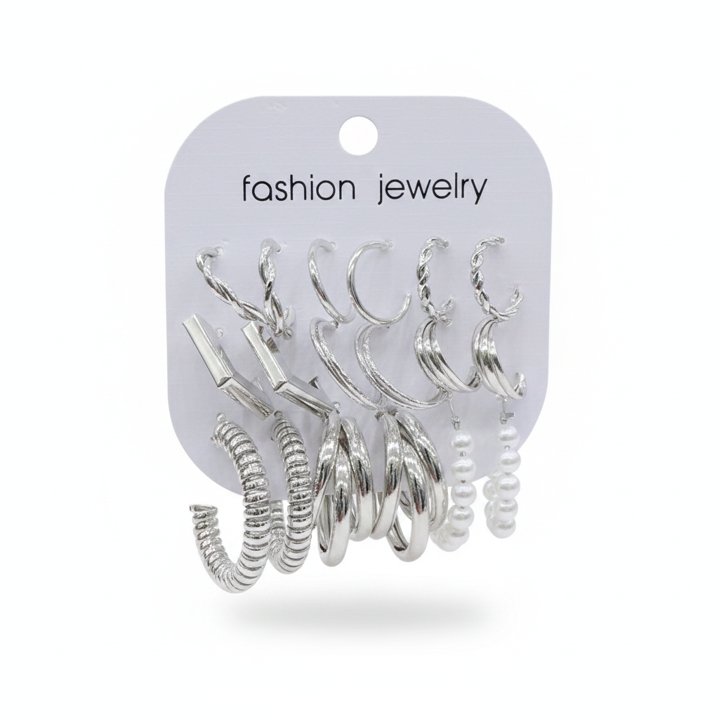 Multi Design Earring Set for Women (Set no.49)