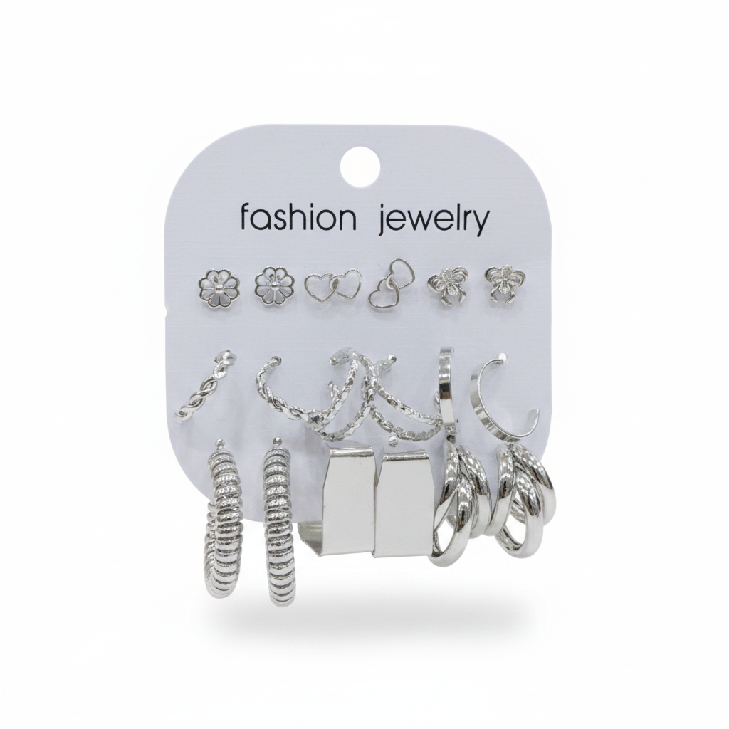 Multi Design Earring Set for Women (Set no.51)