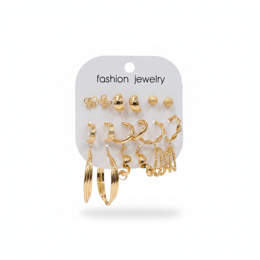 Multi Design Earring Set for Women (Set no.14)